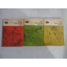 DIVINA COMEDIE PARADISUL; PURGATORIUL; INFERNUL  ( 3 VOL ) - DANTE ALIGHIERI (trad.Eta Boeriu)